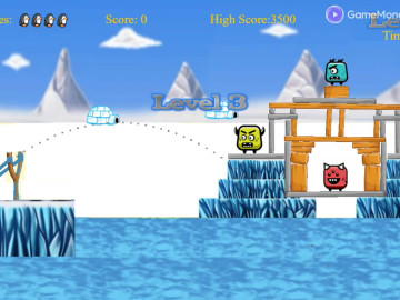 Angry penguin