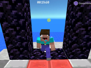 Noob Steve Parkour