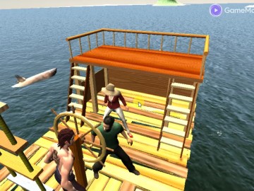 Raft Shark Hunting
